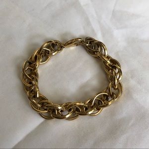 Vintage Gold Chunky Bracelet